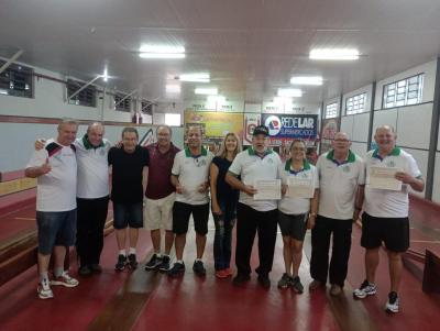 Curso de Arbitragem de BolÃ£o realizado em Laranjeiras do Sul 