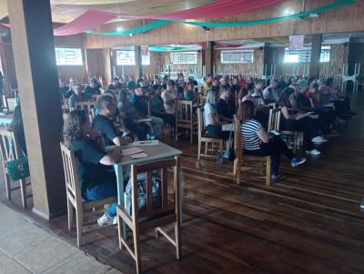 Curso de Arbitragem de BolÃ£o realizado em Laranjeiras do Sul 