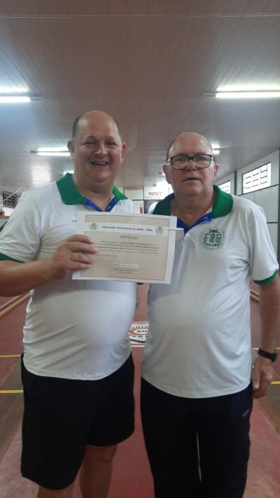 Curso de Arbitragem de BolÃ£o realizado em Laranjeiras do Sul 