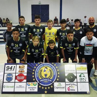 Neste sÃ¡bado (13), Sub 13 e Sub 15 movimentaram a Copa Garotinho de Futsal Base.