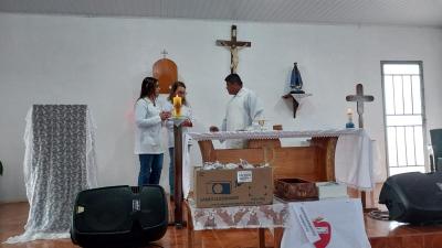 Festa em louvor a Santa Rita de CÃ¡ssia em Porto Barreiro reuniu centenas de fiÃ©is
