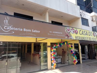 Casa dos Morangos em novo endereÃ§o em Laranjeiras do Sul com Cafeteria 