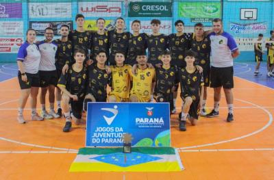 Laranjeiras do Sul Ã© CampeÃ£o no Volei masculino nos Jojups Fase Regional 