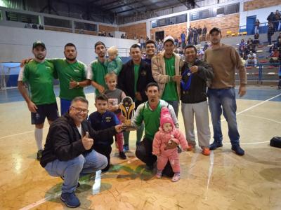 Pley 2 Ã© CampeÃ£o do Municipal de Futsal Chave Ouro em Virmond