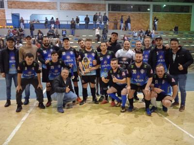 Pley 2 Ã© CampeÃ£o do Municipal de Futsal Chave Ouro em Virmond