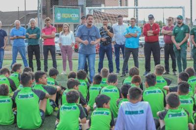 LanÃ§ada a Escola do Coxa em Laranjeiras do Sul 