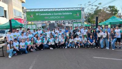 LS: Sicredi Grandes Lagos e Coasul promoveram a 5ª edição da Caminhada e Corrida Solidária  