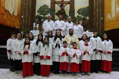 Centenas de FiÃ©is participaram da Abertura das Novenas em louvor a SantÂ´Ana