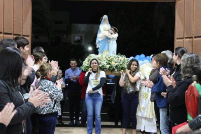 Centenas de FiÃ©is participaram da Abertura das Novenas em louvor a SantÂ´Ana