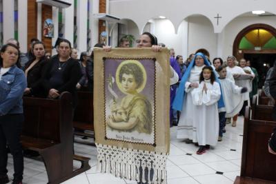 3Âº Dia Da Novena em louvor a Padroeira SantÂ´Ana teve a presenÃ§a da ParÃ³quia SÃ£o JoÃ£o Batista de Nova Laranjeiras
