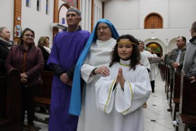 3Âº Dia Da Novena em louvor a Padroeira SantÂ´Ana teve a presenÃ§a da ParÃ³quia SÃ£o JoÃ£o Batista de Nova Laranjeiras