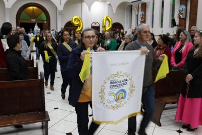 4Âº Dia da Novena da Padroeira SantÂ´Ana, teve a participaÃ§Ã£o da ParÃ³quia Imaculada ConceiÃ§Ã£o do Porto Barreiro