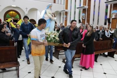 4Âº Dia da Novena da Padroeira SantÂ´Ana, teve a participaÃ§Ã£o da ParÃ³quia Imaculada ConceiÃ§Ã£o do Porto Barreiro