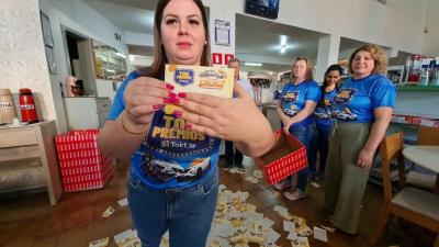 MOVELAR/TOK LAR de Laranjeiras do Sul realizou o 1Âº Sorteio dos vale-compras da promoÃ§Ã£o TOK PRÃŠMIOS.