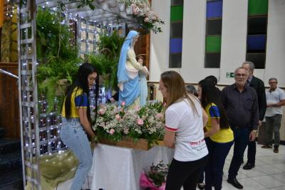 5Âº Dia da Novena em louvor a SantÂ´Ana teve a participaÃ§Ã£o da ParÃ³quia Santo AntÃ´nio de PÃ¡dua de Rio Bonito do IguaÃ§u