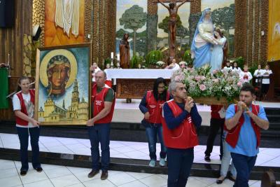 6Âº dia da Novena em louvor a Padroeira SantÂ´Ana teve a participaÃ§Ã£o da ParÃ³quia do Virmond