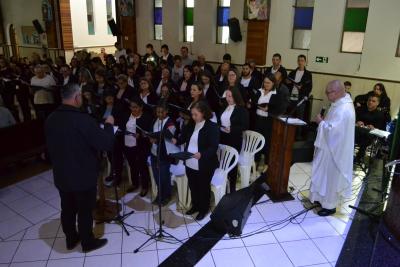6Âº dia da Novena em louvor a Padroeira SantÂ´Ana teve a participaÃ§Ã£o da ParÃ³quia do Virmond