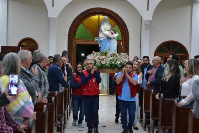 6Âº dia da Novena em louvor a Padroeira SantÂ´Ana teve a participaÃ§Ã£o da ParÃ³quia do Virmond