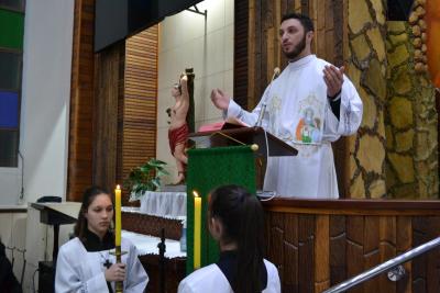 6Âº dia da Novena em louvor a Padroeira SantÂ´Ana teve a participaÃ§Ã£o da ParÃ³quia do Virmond