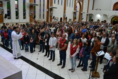 6Âº dia da Novena em louvor a Padroeira SantÂ´Ana teve a participaÃ§Ã£o da ParÃ³quia do Virmond