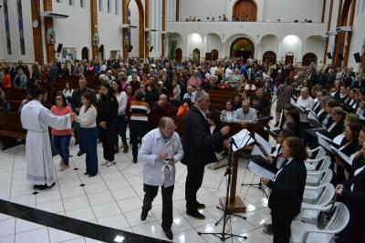 6Âº dia da Novena em louvor a Padroeira SantÂ´Ana teve a participaÃ§Ã£o da ParÃ³quia do Virmond