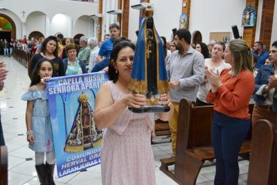 7Âº dia da Novena em Louvor a Padroeira SantÂ´Ana teve benÃ§Ã£o especial para os Carpinteiros e Marceneiros.