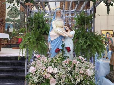 Encerramento das Novenas em louvor a SantÂ´Ana foi presidida pelo Bispo Dom Amilton