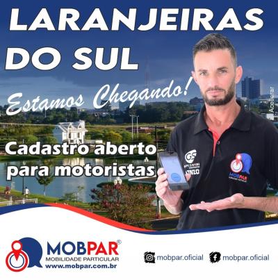 Chegou em Laranjeiras o MOB PAR Transporte Urbano 