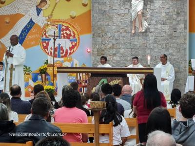 Em Porto Barreiro, Padre Marco AurÃ©lio celebra 15 anos de sacerdÃ³cio
