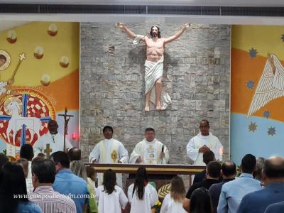 Em Porto Barreiro, Padre Marco AurÃ©lio celebra 15 anos de sacerdÃ³cio