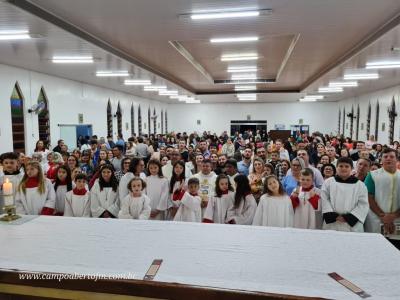 Em Porto Barreiro, Padre Marco AurÃ©lio celebra 15 anos de sacerdÃ³cio