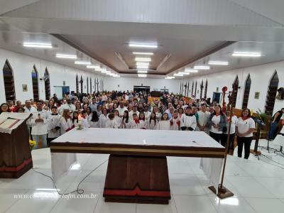 Em Porto Barreiro, Padre Marco AurÃ©lio celebra 15 anos de sacerdÃ³cio