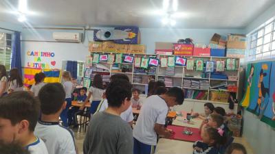 LS: Escola AluÃ­sio Maier realizou exposiÃ§Ã£o dos brinquedos confeccionados com sucatas