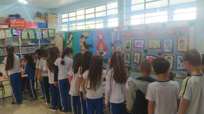LS: Escola AluÃ­sio Maier realizou exposiÃ§Ã£o dos brinquedos confeccionados com sucatas