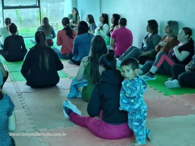 Secretaria de saÃºde de Laranjeiras Do Sul realizou o Encontro Para Gestantes dentro do Projeto Elos de Afeto