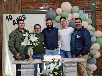 COPAE apresentou o balanÃ§o financeiro da Festa de SantÂ´ana para as lideranÃ§as religiosas em jantar no PavilhÃ£o da Matriz
