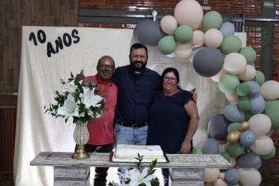 COPAE apresentou o balanÃ§o financeiro da Festa de SantÂ´ana para as lideranÃ§as religiosas em jantar no PavilhÃ£o da Matriz