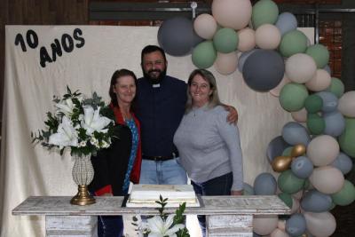 COPAE apresentou o balanÃ§o financeiro da Festa de SantÂ´ana para as lideranÃ§as religiosas em jantar no PavilhÃ£o da Matriz