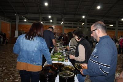 COPAE apresentou o balanÃ§o financeiro da Festa de SantÂ´ana para as lideranÃ§as religiosas em jantar no PavilhÃ£o da Matriz