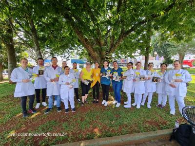 Laranjeiras do Sul realizou mais uma ação do Setembro Amarelo em combate ao suicídio 