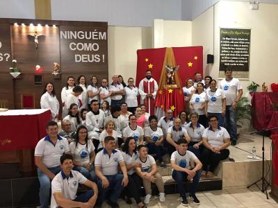 Bairro SÃ£o Miguel de Laranjeiras do Sul celebrou o padroeiro com centenas de fiÃ©is