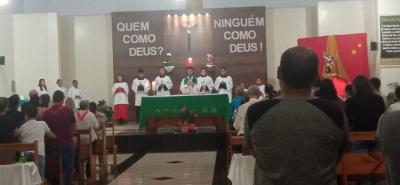 Bairro SÃ£o Miguel de Laranjeiras do Sul celebrou o padroeiro com centenas de fiÃ©is