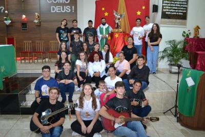 Bairro SÃ£o Miguel de Laranjeiras do Sul celebrou o padroeiro com centenas de fiÃ©is