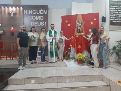 Bairro SÃ£o Miguel de Laranjeiras do Sul celebrou o padroeiro com centenas de fiÃ©is