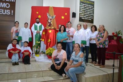 Bairro SÃ£o Miguel de Laranjeiras do Sul celebrou o padroeiro com centenas de fiÃ©is