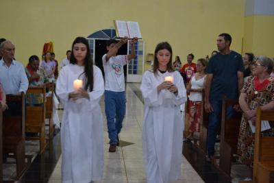 Bairro SÃ£o Miguel de Laranjeiras do Sul celebrou o padroeiro com centenas de fiÃ©is