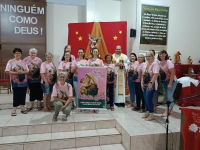 Bairro SÃ£o Miguel de Laranjeiras do Sul celebrou o padroeiro com centenas de fiÃ©is