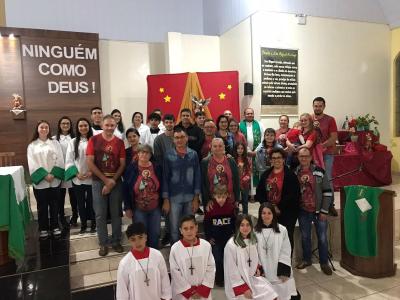 Bairro SÃ£o Miguel de Laranjeiras do Sul celebrou o padroeiro com centenas de fiÃ©is