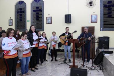 Bairro SÃ£o Miguel de Laranjeiras do Sul celebrou o padroeiro com centenas de fiÃ©is
