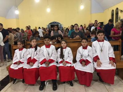 Bairro SÃ£o Miguel de Laranjeiras do Sul celebrou o padroeiro com centenas de fiÃ©is